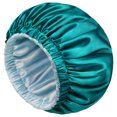 thumbnail image 2 of LeaderPro Satin Bonnet, Silk Bonnet for Curly Hair and Long Hair - Adjustable Sleep Hair Protector for Women and Girls, 2 of 4