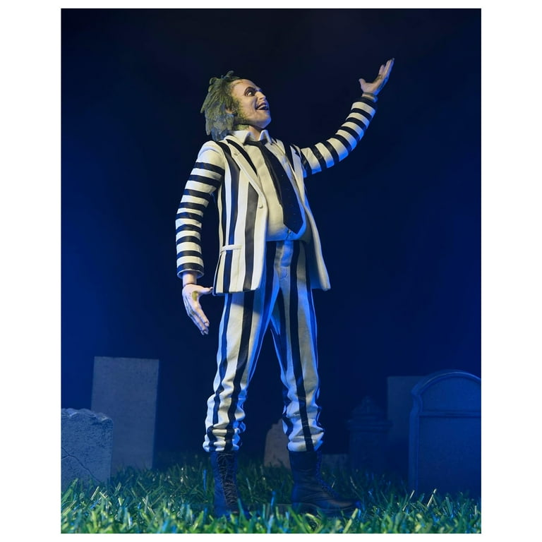 NECA Cult Classics Icons Series 1 Action Figure Beetlejuice B&W