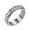 Silver, variant on Men Stainless Steel Fidget Ring 6mm Geometric Rotating Spinner Jewelry Anxiety Stress Relief Gift Rose Gold Size 11