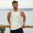 thumbnail image 6 of Lsque Funny Chicken Pattern Mens Tank Tops Muscle Athletic Quick Dry Sleeveless Workout Fitness T Shirts Beach Tank Top, Loose-fit Sleeveless Shirt for Men-Medium, 6 of 7