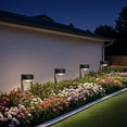 thumbnail image 5 of Better Homes & Gardens Solar Powered Black Dome Downlight Walkway and Landscape Light, 20 Lumens (4 Count), 5 of 8