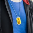 thumbnail image 3 of South Vietnam Flag Military Dog Tag Pendant Necklace with Chain, 3 of 4
