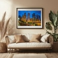 thumbnail image 3 of Chicago River Skyscrapers - Chicago Illinois Photography Black Framed Wall Art Print 24 x 36 inches, 3 of 4