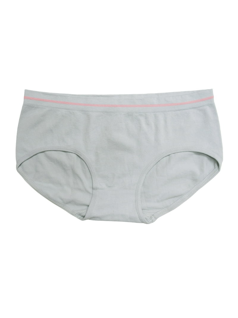 Athletic Works Girls Seamless Brief Underwear, 5-Pack, Sizes
