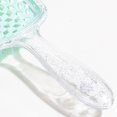 thumbnail image 3 of Mei La Mei Transparent Flash Silver Hollow Massage Comb Dry and Wet Dual-use Quick-dry Comb Hair Styling Comb Massage Comb Elastic Comb, 3 of 7