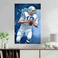 thumbnail image 3 of Sport Art, Motivational Canvas Art, Man Cave Art, Motivation Poster, Football Players Wall Art, Gym Printed Canvas, Canvas Wall Decor - Black Framed, 3 of 7