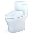 thumbnail image 3 of TOTO MW4363046CEMFGA#01 Washlet+ Aquia IV Cube Two-Piece Dual Flush Toilet with Auto Flush S500e Bidet Seat, 3 of 15
