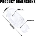 thumbnail image 2 of Qucyy Hardware Tilt Rod Heads 12 Pieces Hardware Tilt Rod Heads Clear Clear Repair Interior Curtain Tilt Rod Heads Suitable for Damaged Horizontal Blinds Tilt Rods and Vertical Blinds Replacement Par, 2 of 5