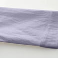 thumbnail image 4 of WRFWUL Mens Flax Linen Henley Shirt Half Sleeve Button Placket Casual Summer Breathable Lightweight Tunic Top, 4 of 7