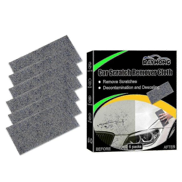 6x Nano Sparkle Cloth Car Scratch Repair Cloth Nano Magic Cloth Car