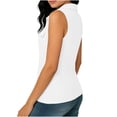 thumbnail image 6 of Mifsaly Sleeveless Full Zipper Shirts for Women Collared Tank Tops Slim Fit Dressy Casual Blouses Summer Casual Fashion Outfits 2026 XL, 6 of 6