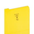 thumbnail image 3 of Smead® Color File Folders, With Reinforced Tabs, Letter Size, 1/3 Cut, Yellow, Box Of 100, 3 of 5