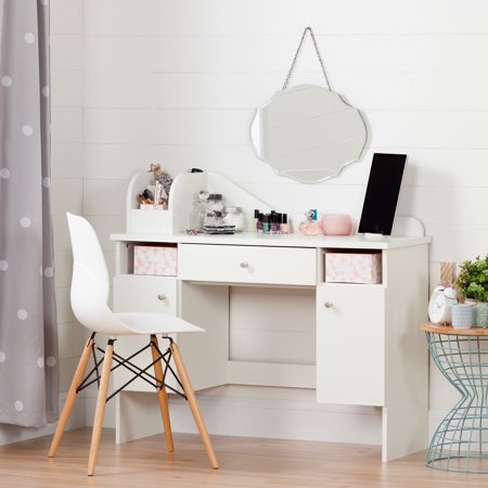 South S Vito Makeup Kids Desk With Drawer White South S Vito Makeup Kids Desk With Drawer White
