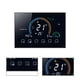 thumbnail image 4 of Termostato de habitación programable inteligente WiFi controlador de temperatura de calefacción eléctrica LCD retroiluminado, negro Yuarrent HA001967-01B, 4 of 6