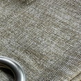thumbnail image 3 of Jamie Textured Grommet Room Darkening Window Curtain Panel 52 W x 90 L inch Set of 2 Panels - Taupe, 3 of 3