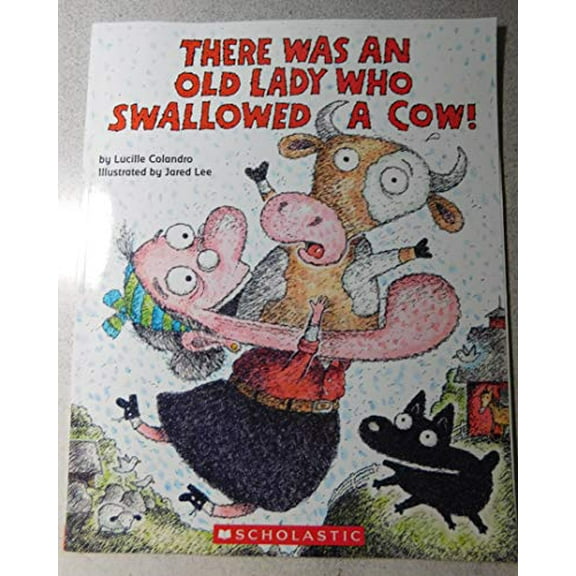 Pre-Owned There was an old lady who swallowed a cow! (Paperback) 133832392X