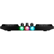 Numark Beginners Party Mix II DJ Controller Set with Built-In Lights, Mixer for Serato Lite