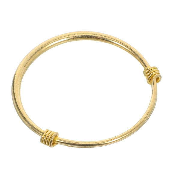 BESTYASH 1Pack Adjustable Bangle Bracelets For Kids Copper Plated Golden Stylish Chic