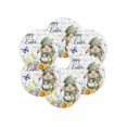 thumbnail image 7 of 15 Inch Round Placemats Set of 6, Easter Non Slip Heat Insulation PP Table Mats, Cute Rabbits Eggs Floral Butterflies Colorful Plaid Washable Place Mats for Kitchen Dining Party Table Decor, 7 of 7