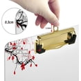 thumbnail image 4 of GZHJMY Spring Japanese Cherry Blossom Flower Floral Acrylic Clipboard Letter Size 9" x 12.5" Decorative Clipboard with Low Profile Silver Metal Clip for Office Student Whiteboard Clipboards, 4 of 7