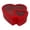 Red, variant on QSTDGVPW Heart Shaped Flower Box Transparent for Valentines Day Flowers Packaging Mom Black