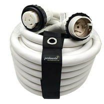Parkworld 60950W Marine Shore Power Extension Cord 50 AMP SS2-50P to SS2-50R, Marine Shore Power Cord SS2-50 male to female 50A 125V/250V (50FT)
