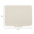 thumbnail image 6 of Silicone Dish Drying Mat for Kitchen Counter, Easy Clean Waterproof Kitchen Mat, Silicone Mat, Fits Under Dish Rack Beige 15.7*12.6*0.5 inch, 6 of 6