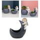 thumbnail image 4 of Maceta artística con forma de astronauta, maceta para bonsái, ideal para oficina o interiores. Estilo 2, 4 of 9