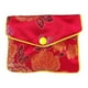 thumbnail image 1 of Monstrate Monedero de seda, bolsa de satén rojo, pequeño bolso de baratija, bolsillo de brocado de estilo chino multiusos, regalos de dulces de Almacenamiento y organización del hogar S Rojo, 1 of 6