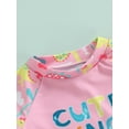thumbnail image 6 of Toddler Kids Baby Girls Dinosaur Swimsuit Rash Guard T-shirt Shorts Swim Trunks Set Bathing Suit Swimwear 6M 1Y 2Y 3Y 4Y 5Y, 6 of 10