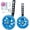dark blue, variant on Training Wheels for Bicycle,Flash Mute Wheel Compatible for Bikes of 12-20 Inch 1 Pair