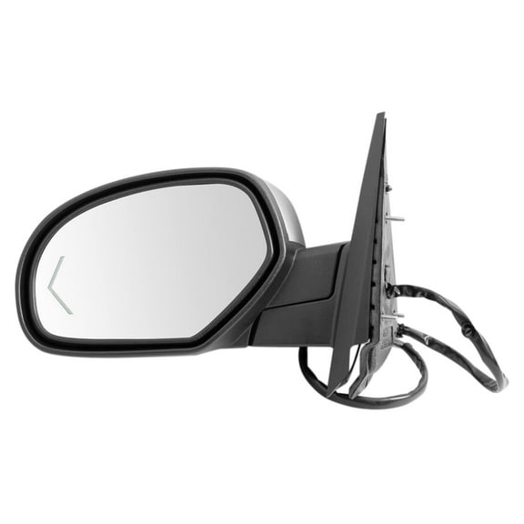 TRQ Side Mirror Chrome Power Heated Folding Memory Auto Dimmer Puddle for GM MRA08996 Fits select: 2007-2014 CHEVROLET TAHOE, 2007-2014 CHEVROLET SUBURBAN
