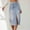A_ Blue, variant on Women's Casual Denim Midi Skirt Button Up Stretch High Waist Frayed Hem Slit Jean A-Line Skirts Summer Denim Skirts Blue 12