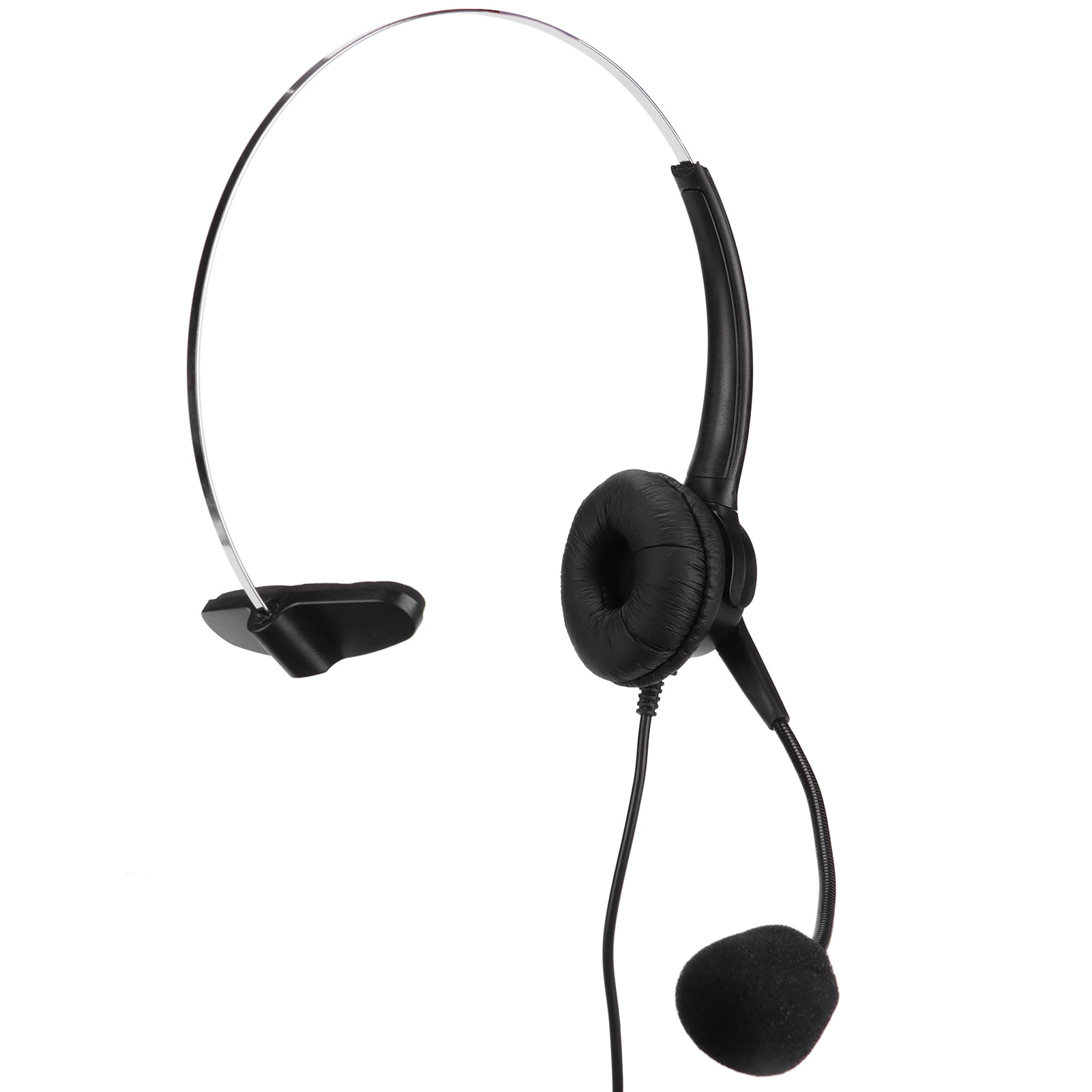 RJ9 Telephone Headset Call Center Headset Noise Reduction Wired Professional Mono Headset with Microphone