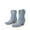 DENIM BLUE, variant on Women's Western Ankle Booties - Pointed Toe Cowgirl Boots with Low Heel Comfortable Pull-On Design for Casual Wear