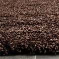 thumbnail image 6 of SAFAVIEH Santa Monica Chelsey Solid Shag Area Rug, Brown, 5'3" x 7'6", 6 of 8