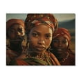 thumbnail image 3 of Designart "Tribes Xhosa African Portrait II" African Tribes Print on Natural Pine Wood, 3 of 5