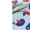 thumbnail image 5 of Northlight Patriotic Birds and Birdhouse "Welcome" Outdoor Garden Flag - 18" x 12.5", 5 of 5