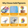 thumbnail image 4 of JOVI 22-Color Solid Watercolor Paint Set for All Skill Levels, 4 of 4