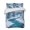 White, Blue, Green, variant on Quilts Twin Size Bedding Set, Winter Snowy River Lightweight Quilted Comforter, Nature Pine Trees Forest Snowy Scenery Soft Reversible Bedspread Coverlet with Pillow Covers for All Season, 68" x 86"