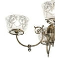 thumbnail image 5 of Meyda 185605 27 in. Wide Revival Gas & Electric 4 Light Chandelier, 5 of 5