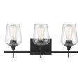 thumbnail image 2 of Trade Winds Aria 3-Light Bath Vanity Light in a Black Finish, 2 of 6