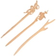 thumbnail image 1 of EeaseCA 3 Pcs Épingles à Cheveux en Bois Épingle à Chignon Épingle à Chignon Support de Cheveux Updo Hanfu Coiffe, 1 of 7