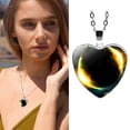 thumbnail image 4 of Xihbxyly Collar de Galaxia, Colgante En Forma de Corazón, Pieza Artística con Diseño Único Del Universo, Brillo Deslumbrante de 360 Grados, Regalo Perfecto para Cualquier Ocasión, Ideal para Mujeres, 4 of 7