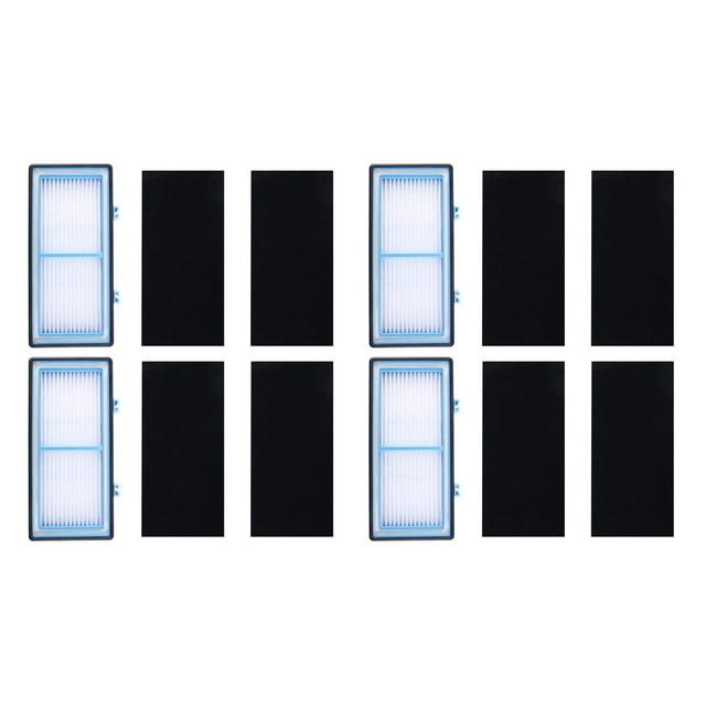 4 HEPA + 8 Carbon Booster Filters for AER1 HEPA Type Total Air Filter, Air Purifier Filter AER1 Series