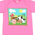thumbnail image 4 of Inktastic Farm Animals with Cow, Chick and Pig Boys or Girls Baby Bodysuit, 4 of 5