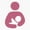 1pcs, variant on Breastfeeding Awareness Parent Support Message Sticker