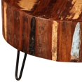 thumbnail image 3 of vidaXL Table Basse Ronde en Bois Massif Recyclé, 3 of 4