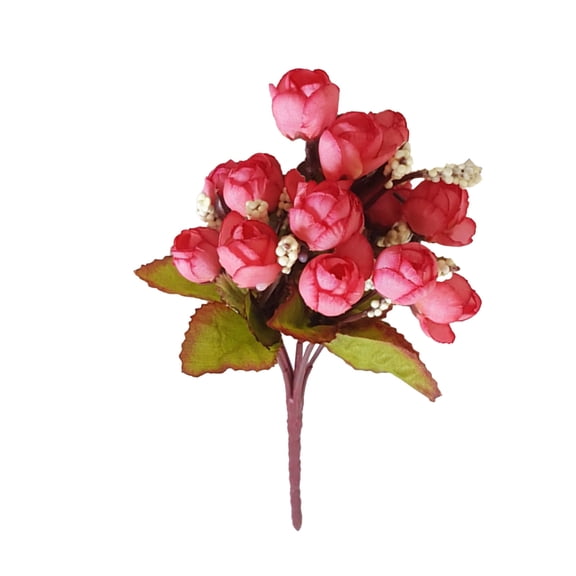 Artificial Flowers for Home Decor, Realistic Plastic Faux Blooms, No Watering Faux Plants for Vase, Craft Wedding Centerpieces