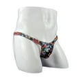 thumbnail image 5 of LowProfile Mens Underwear Fashion Sretch T-back Micro Thong Brief PantiesLowProfile MulticolorLowProfile, 5 of 5